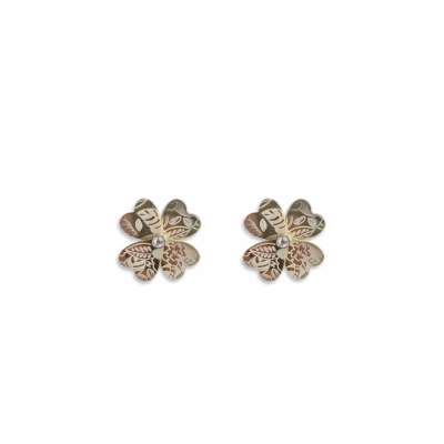 CHANEL FOUR-LEAF CLOVER EARRINGS